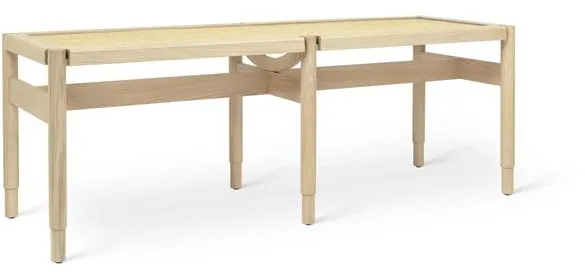 Mater Winston Bench Matt Lacquered Oak