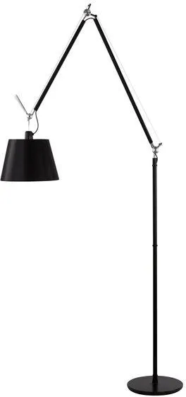 Artemide Tolomeo Mega Black Floor Lamp 32 cm Lampshade