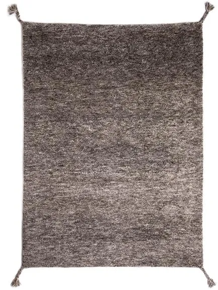 Woodnotes Uni Hand-knotted Wool Rug 140 x 200 cm Grey