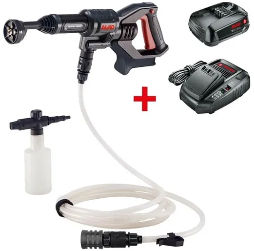 AL-KO High-Pressure Cleaner Cordless High-Pressure Cleaner PW 1850 18 V incl. Battery and Charger