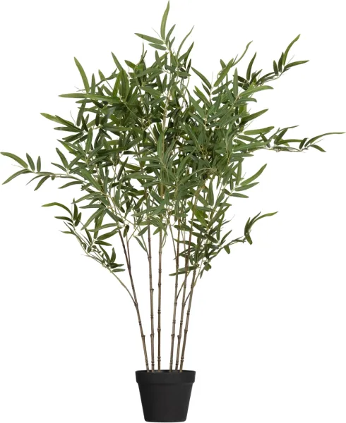 Bambusa, Artificial plant, green, H100x110x110 cm