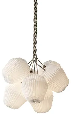 Le Klint THE BOUQUET Large Chandelier with 7 Paper Shades
