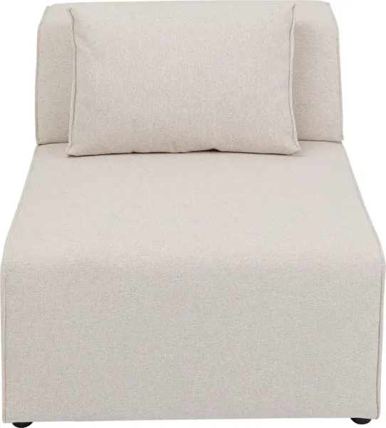KARE DESIGN Infinity 2-Seater Elements Cream module, 80 cm - cream-coloured polyester and polypropylene