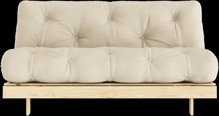 Karup Design Roots Sofa Bed w. Mattress 160x200 747 Beige/Pine