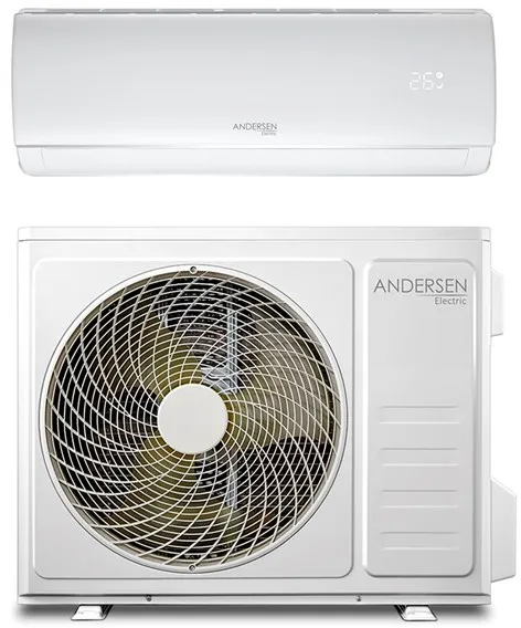 Andersen Electric AE 9000 air/air heat pump with WiFi, 3.4 kW, 5–63 m², white