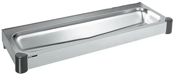 Juvel Intra juvel p12 sink without backplate, drain in the middle, stainless steel